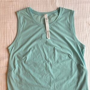 Lululemon High Neck Split Hem Run Tank